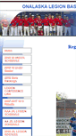 Mobile Screenshot of onalegionbaseball.com